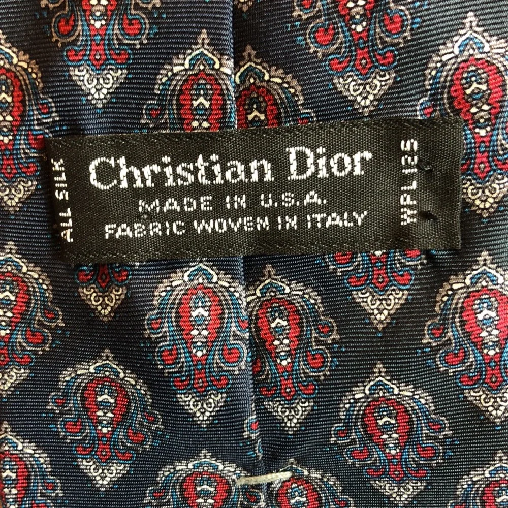 Christian Dior Silk Tie - Picture 2 of 7